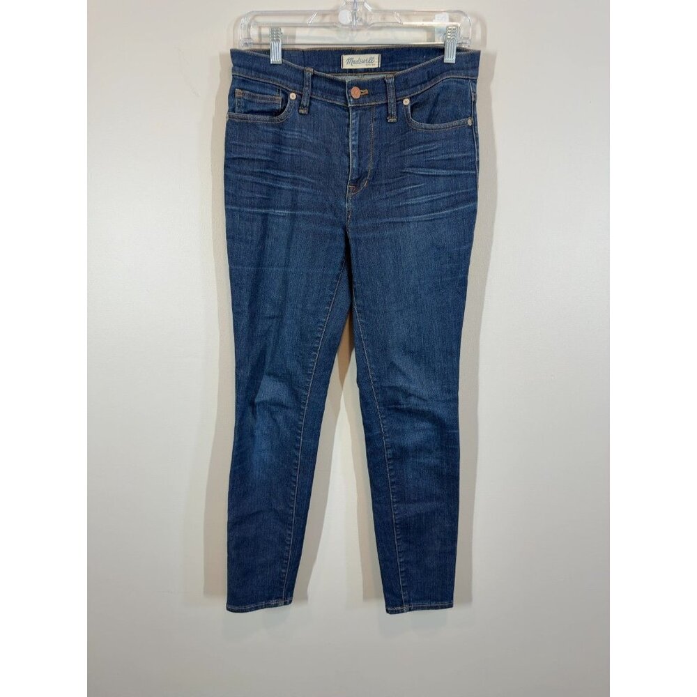 Madewell High Riser Skinny Jeans Size 28 Dark Wash Well-Maintained